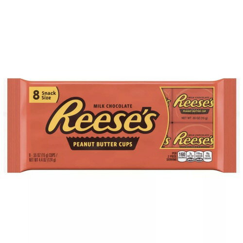 Reese's Peanut Butter Snack Size Cups / ꡼ ԡʥĥХå ߥ륯祳졼 8