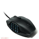 Logitech G600 MMO Gaming Mouse, Black / ロジテック MMOゲーム用 ゲーミングマウス 有線レーザー G600