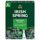 Irish Spring Bar Soap for Men, Original Clean Deodorant Bar Soap, 3.7 Oz, 8 Pack / アイリッシュスプリング デオドラントソープ 男性用 オリジナル 104.8g x 8個入り