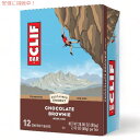 CLIF Bar Energy Bar, Chocolate Brownie Nto[ GiW[o[ [`R[guEj[] 12