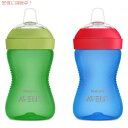 Philips Avent（フィリップス アヴェント） スパウトカップ Grippy Spout Sippy Cup 300ml ・歯ぐきに優しい柔軟でソフトなシリコン製の注ぎ口 ・小さな手でも滑らず握りやすい：滑り止め加工を施した握りやすい形状 ・BPAフリー ・対象月齢：9か月以上 ・食器洗浄機対応 型番：SCF801/21 カラー：ブルー、グリーン（Blue / Green） 容量：10オンス（約300ml） 数量：2個 ＊商品の色合いが写真と異なる場合がございますので、予めご了承ください。 B07SJMJ3K8