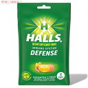 Halls Defense Vitamin C Drops Assorted Citrus 30 Drops / ホールズ ディフェンス ビタミンC ドロップ [アソートシトラス] 30個入り