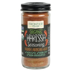 北アフリカ生まれの辛い調味料 ハリッサ オーガニック シーズニング 調味料 54g　Frontier Organic Seasoning, Harissa, 1.9 Ounce