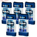 超お得5本セット！107g ジレット クリアージェル　デオドラント　クールウェーブ Gillette Endurance Cool Wave Clear Gel - & Deodorant