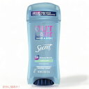 シークレット アウトラスト クリアジェル 無香料 /Secret Outlast Xtend Unscented Clear Gel Deodorant 73g