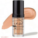 L.A. Girl Pro Coverage Liquid Foundation 0.95 fl oz/28ml, Porcelain / プロカバレージ リキ...