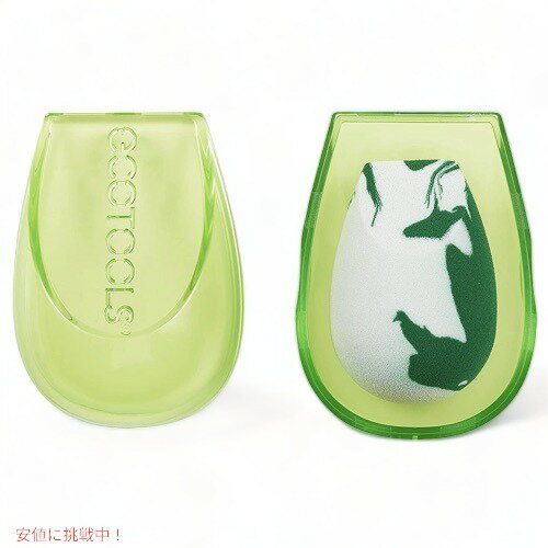 Ecotools Perfecting Sponge Makeup Blender with Travel Case / エコツールズ メークアップスポンジ ケース付き