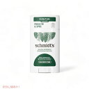 Schmidt's Deodorant Stick Fresh Fir & Spice 2.65 oz / シュミッツ ナチュラル デオドラント スティック