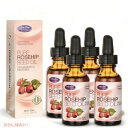 【4個セット】Life-Flo - Pure Rosehip oil 1oz / ライフフロー ピュアローズヒップオイル 30 ml オーガニック お肌、体、髪の毛、頭皮のケアに