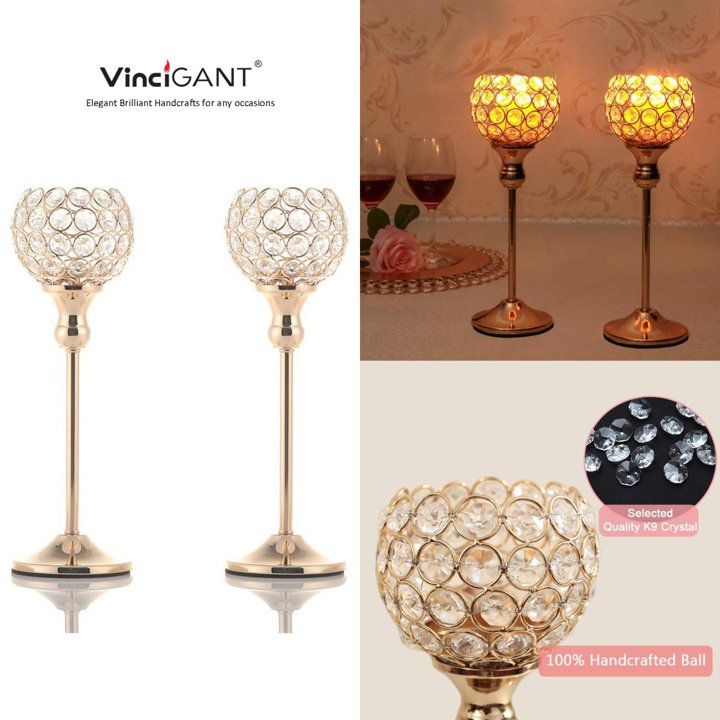 2個setキャンドルホルダー 蝋燭立て 13インチ goldアメリカ輸入家具 アメリカ輸入雑貨 Founderがお届け!