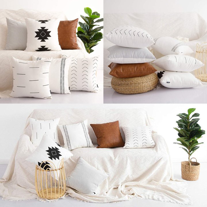 6点setピローカバー コットン 使いやすいモダンなデザイン Founderがお届け!