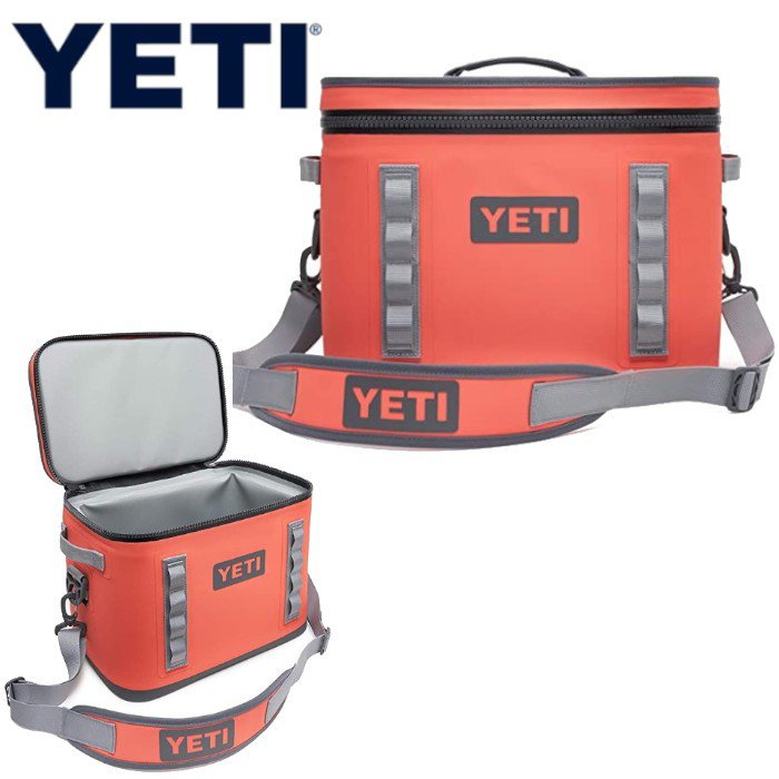 【YETI】Hopper Flip 18 YETIクーラーボックス Coral　イエティクーラーボックス　ピンク　ランチボックス　保冷ボックス　保冷バック　キャンプ　アウトドア　旅行