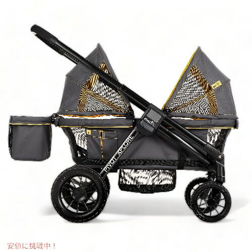 Evenflo イヴンフロー ベビーカー ワゴン アドベンチャー グレー Pivot Xplore All-Terrain Stroller Wagon Adventurer Gray 19162343AZ Evenflo イヴンフロー ベビーカー ワゴン アドベンチャー グレー Pivot Xplore All-Terrain Stroller Wagon Adventurer Gray 19162343AZ