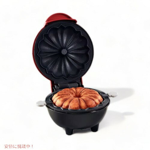 Dash ダッシュミニバントメーカー レッド / Mini Bundt Maker Red 1