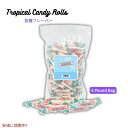 トロピカルキャンディロール - グルテンフリー&ヴィーガン対応 - 個包装のハードキャンディ 80oz Tropical Candy Rolls - Indiv...
