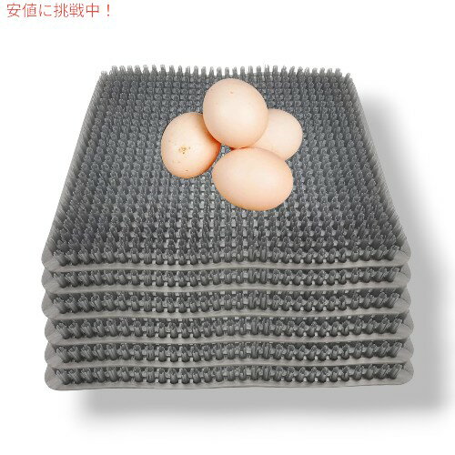Hamiledyi 鶏のネストボックスパッド Chicken Nesting Box Pads [再利用可能、洗える産卵マット 鶏小屋用] 6個