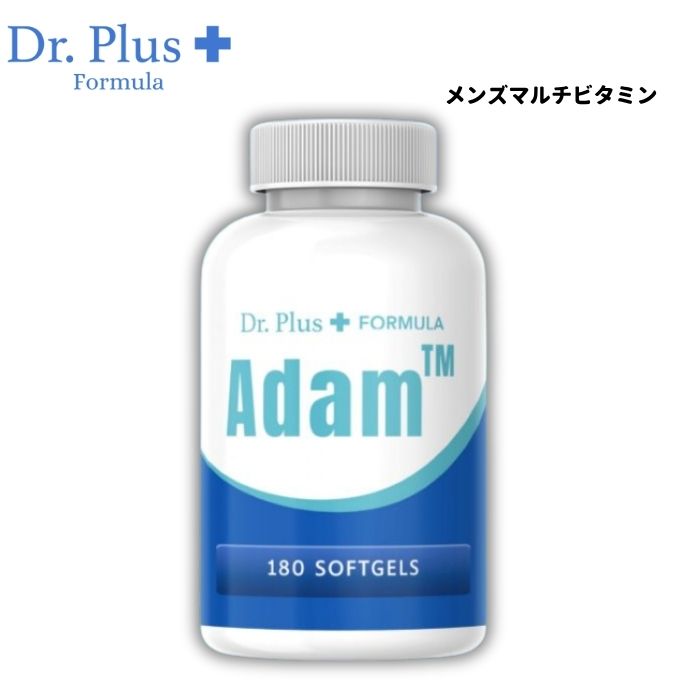 Dr.Plus Formula アダム メンズ マルチ ビタミン ソフトジェル - Adam Men's Multiple Vitamin Softgels 180粒入り