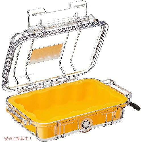 ペリカン 1010 マイクロケース [イエロー/クリア] Pelican 1010 Micro Case [Yello...