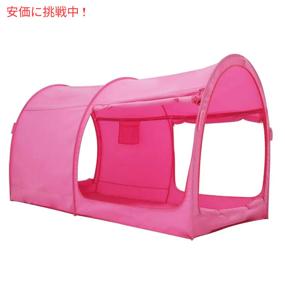 LEEDOR �꡼�ɡ��� �ԥ󥯤Υĥ��󥵥����Υ���ƥꥢ�٥åɥƥ�� Interior Bed Tent Twin Size in Pink