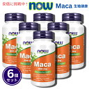 【6個セット】NOW Maca 500mg 100vcap #4721 ナウ マカ 500mg 100カプセル