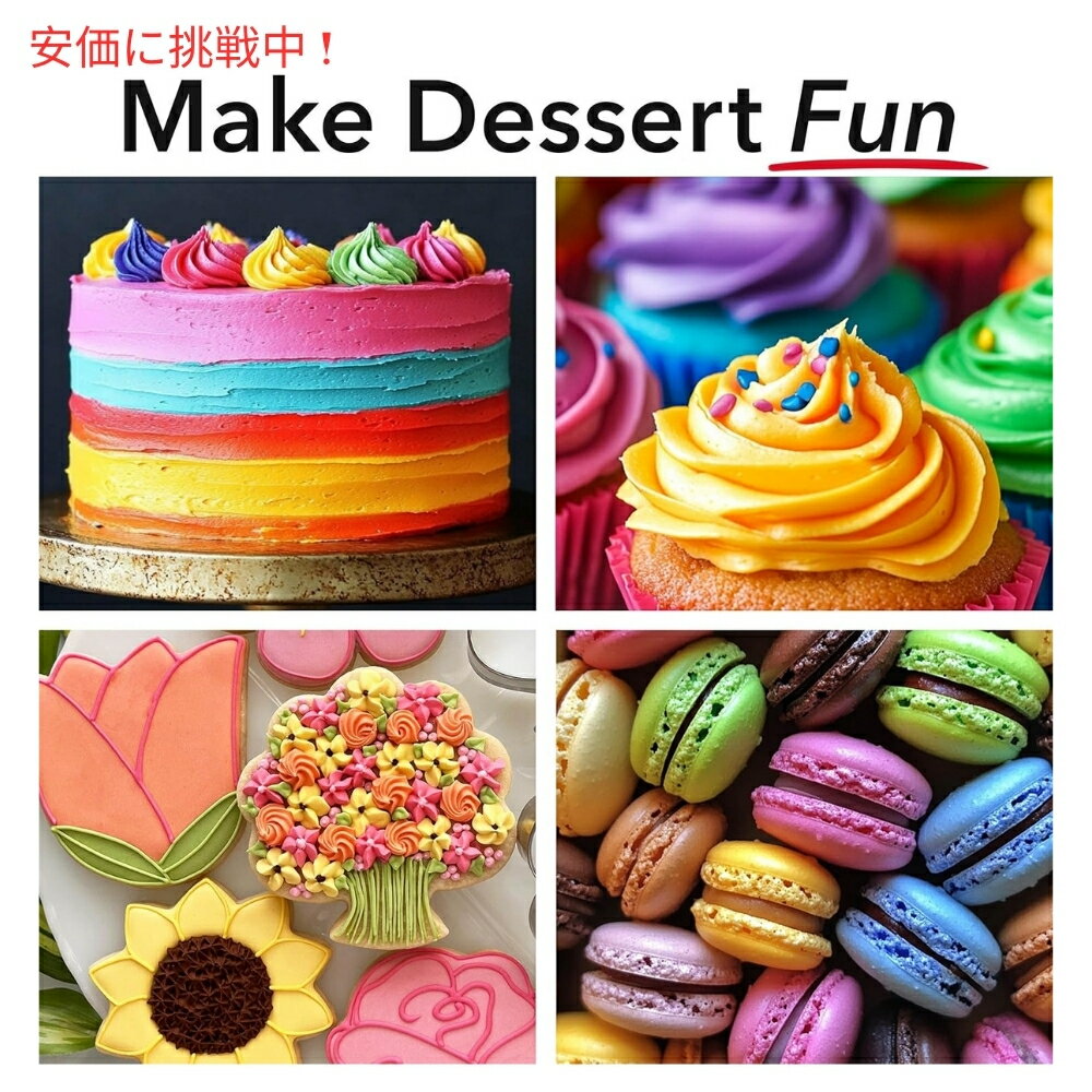 Ann Clark ���� ���顼�� �ץ����ͥ�������ѿ��� 20.7mL 12�ĥ��å� Professional-Grade Gel Food Coloring 7oz 12 Colors