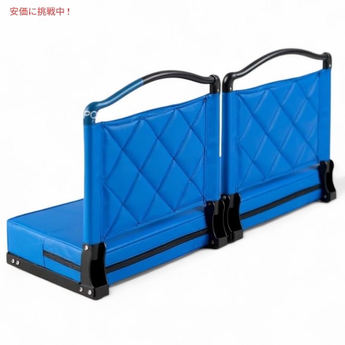 スタジアムシート 折りたたみ式 背もたれクッション付き ブルー Kaganoon Stadium Seats with Back Support Cushion Blue founder-10036093 Founder サンプル画像2