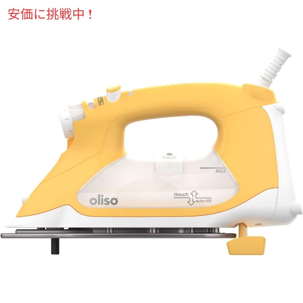 Oliso ���꥽ TG1600 �ץ��ץ饹 ���ޡ��ȥ�������ʥ���������& ����꡼�Хå� ���å� TG1600 Pro Plus Yellow Steam Iron + Carry Bag �������ॢ������