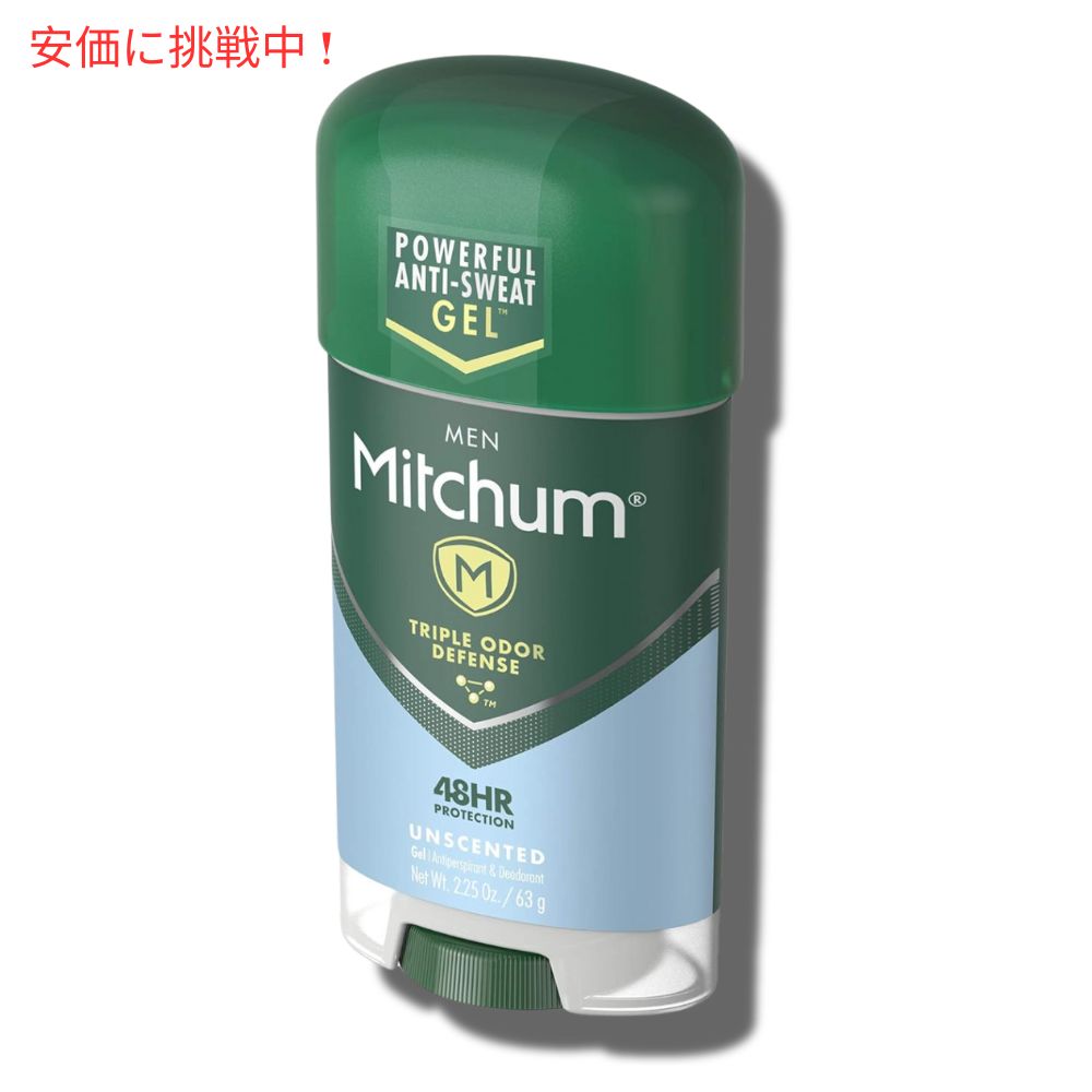 ��5�ĥ��åȡ�Mitchum�ߥå���� ������ �ǥ��ɥ��� ̵���� 63g / Deodorant Mens Gel Unscented 2.25oz