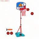 バスケットボール フープ ボール2個付き キルプティ 子供 幼児 ポータブル 調節可能 Qirptey Basketball Hoop for Kids Tod...