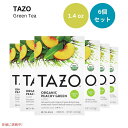 【6個セット】TAZO タゾ オーガニック ピーチ グリーンティー バッグ 20袋 x6箱 緑茶 桃 まとめ買い Organic Peachy Green Tea Bags