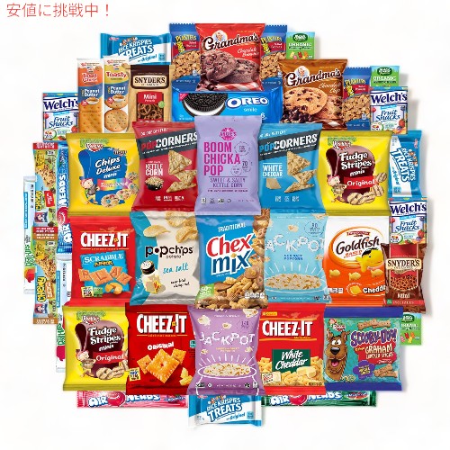 AJ َq oGeBZbg 40Zbg ܂Ƃߔ  َqlߍ킹 XibNZbg Snack Chest Variety Snacks 40 Count