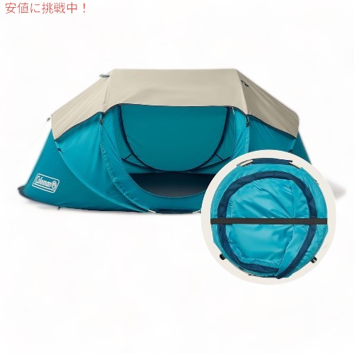 R[} Coleman |bvAbv Lv eg CX^g ZbgAbv Pop-Up Camping Tent with Instant Setup