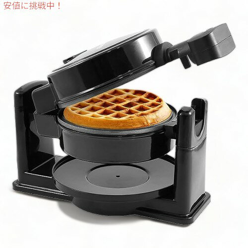 Elite Gourmet エリートグルメ EWM460 回転フリップ式 ベルギーワッフルメーカー Nonstick Rotating Flip Belgian Waffle Maker