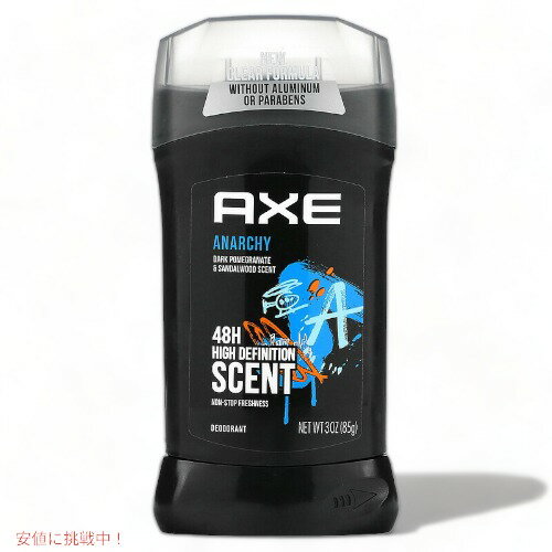 AXE ANZ Deodorant A~jEt[ fIhg Anarchy Ai[L[ 3oz/85g