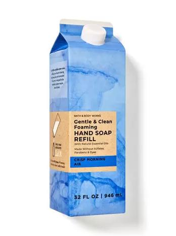 Bath Body Works Foaming Handsoap Refill CRISP MORNING AIR 32oz/ バス ボディワークス フォーミングハンドソープ リフィル