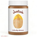 ジャスティンズ ハニーピーナッツバターブレンド 453g / Justin's Honey Peanut Butter Blend 16oz Jar