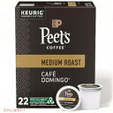 キューリグ Kカップ ピーツコーヒー カフェドミンゴ 22個 / Keurig K-Cup Pods Peet's Cafe Domingo Medium Roast Coffee 22ct