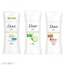 【3本】アドバンスド Dove デオドラントスティック Dove Advanced シリーズより 74g x3種類