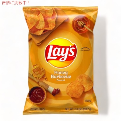 Lay's CY |eg`bvX nj[ o[xL[ 219g Honey Barbecue Flavored Potato Chips 7.75oz