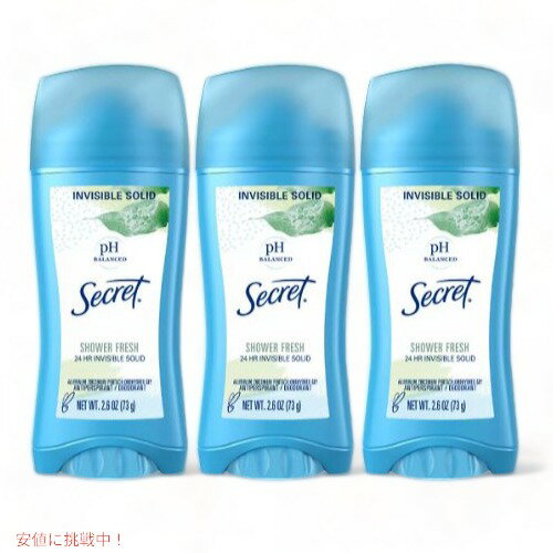 3Zbg Secret Shower Fresh Invisible Solid & Deodorant 2.6oz / V[Nbg CrWu\bh fIhg V[tbV 73g