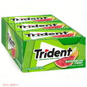 トライデント ウォーターメロンツイスト シュガーフリーガム 1箱 (12パック入り) / Trident Watermelon Twist Sugar Free Gum 12 Packs
