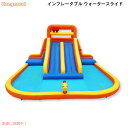 インフレータブル ウォータースライド ウォーターパーク 大型プール 滑り台 水遊び Hongcoral Inflatable Water Slide, Mega Bounce House Water Park