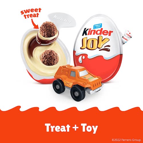 キンダー Kinder JOY Eggs 15個入り チョコレート キャンディ エッグ おもちゃ付き サプライズ Sweet Cream and Chocolate Wafers with Toy 2