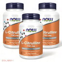 Now L-Citrulline 750mg 90cap 3set ナウ L-シトルリン 750mg 90カプセル 三本セット!