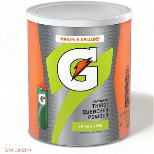 Gatorade Q[^[h X|[chN ZkpE_[ 63 iCj Thirst Quencher Powder Lemon Lime 50.9oz