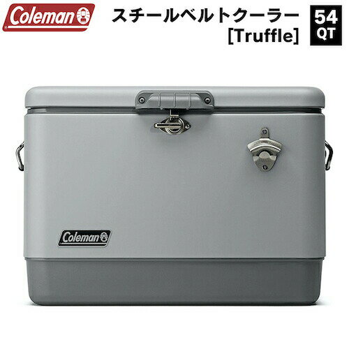 Coleman Reunion 54 Quart Ice Steel Belt Matte Cooler, Truffle / ޥ ...