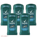 【最大1,000円オフクーポン配布中】【5個セット】Degree Deodorant Cool Rush 2.7oz / ディグリー メンズ デオドラント ドライプロテクション [クールラッシュ] 76g