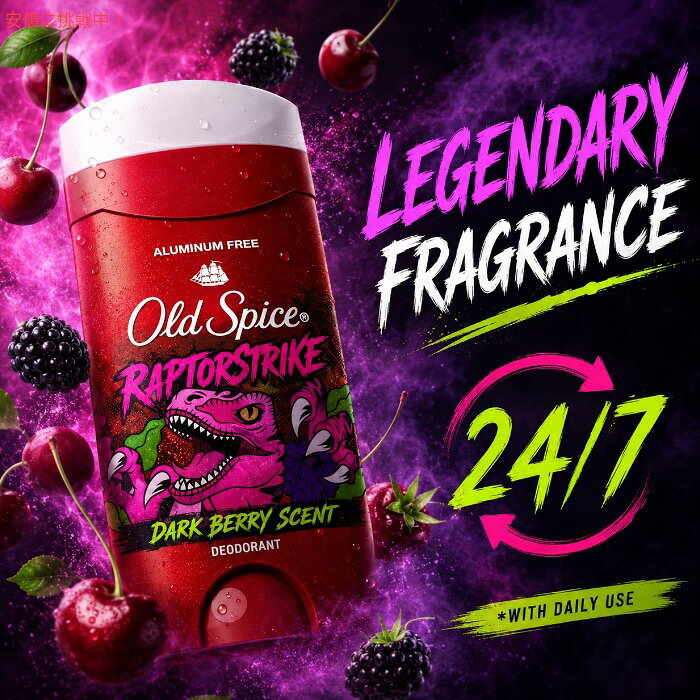 Old spice オールドスパイス ラプターストライク デオドラント 85g / 3oz アルミニ...