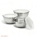 Cuisinart クイジナート CTG-00-SMB ステンレスボウルセット 蓋付き 3点セット ミキシングボウル Founderがお届け!