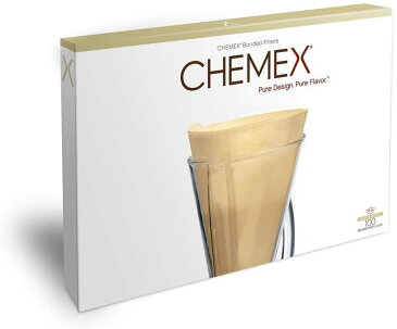 【今だけポイント5倍】ケメックス コーヒーフィルター Chemex FP-2 ナチュラル ハーフムーン型 100枚入り Founderがお届け!